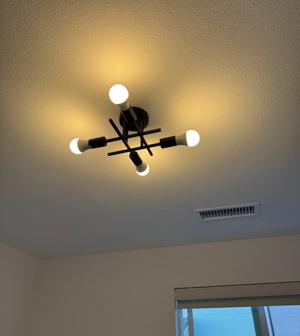 Lighting and outlet installation